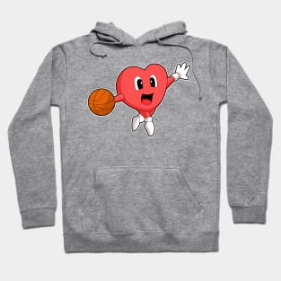 Heart Basketball player Basketball Hoodie